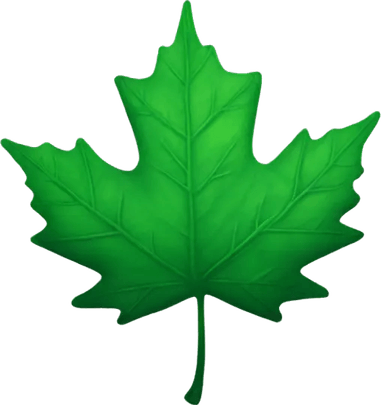 Maple Leaf Emoji PNG