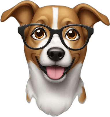 Smart Dog PNG