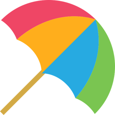 Beach Umbrella PNG