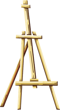 Canvas Easel PNG