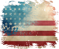 Vintage American Flag PNG
