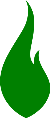 Green Flame PNG