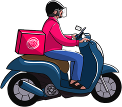 Delivery Bike PNG
