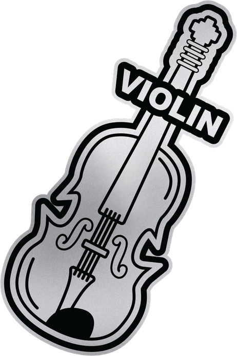 Violin Black PNG