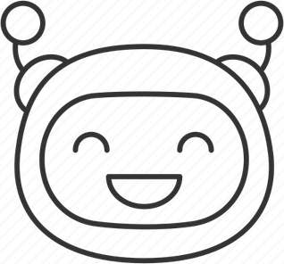 Smiling Robot PNG