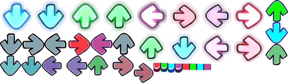 Fnf Arrows PNG