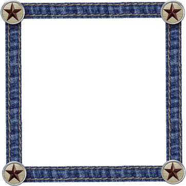 Denim Border PNG
