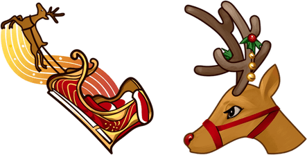 Reindeer Christmas PNG