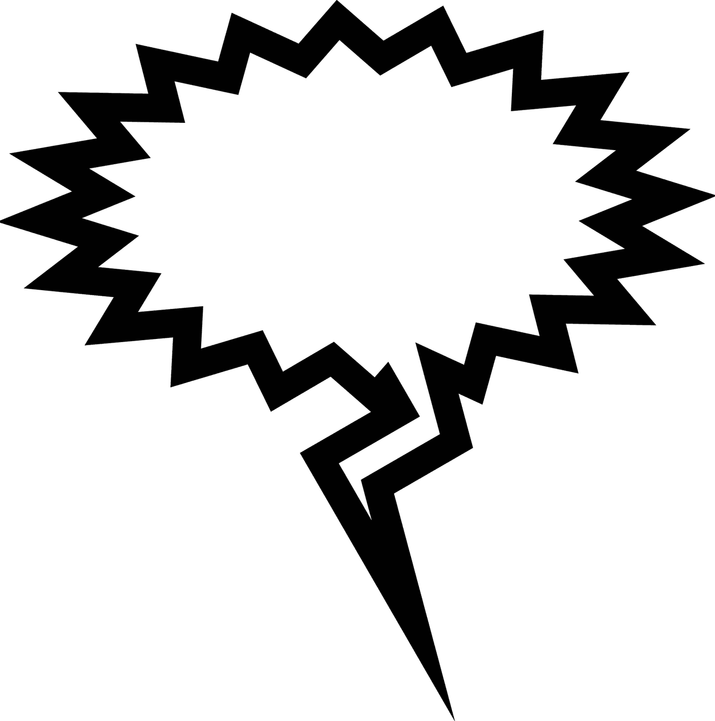 Anime Manga Speech Bubble PNG