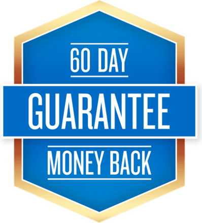 60 Days Money Back Guarantee PNG