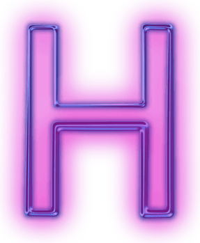 H Letter PNG