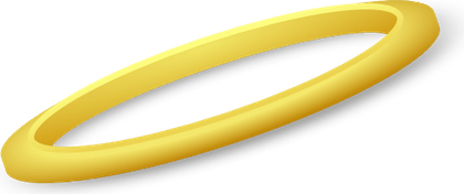 Gold Halo PNG