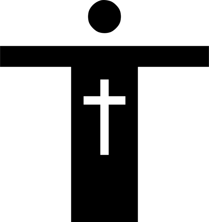 Jesus Cross White PNG