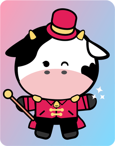 Hello Kitty Cow PNG