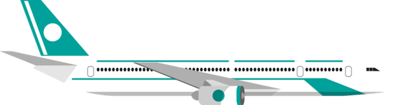 Plane Banner PNG