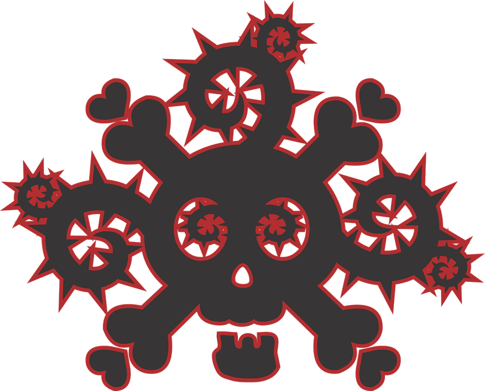 Emo Skull PNG