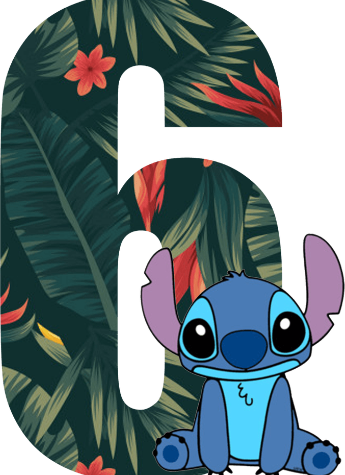 Convite Stitch PNG