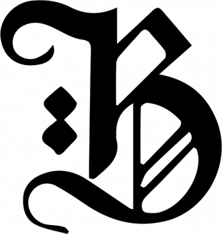 Medieval Letter B PNG