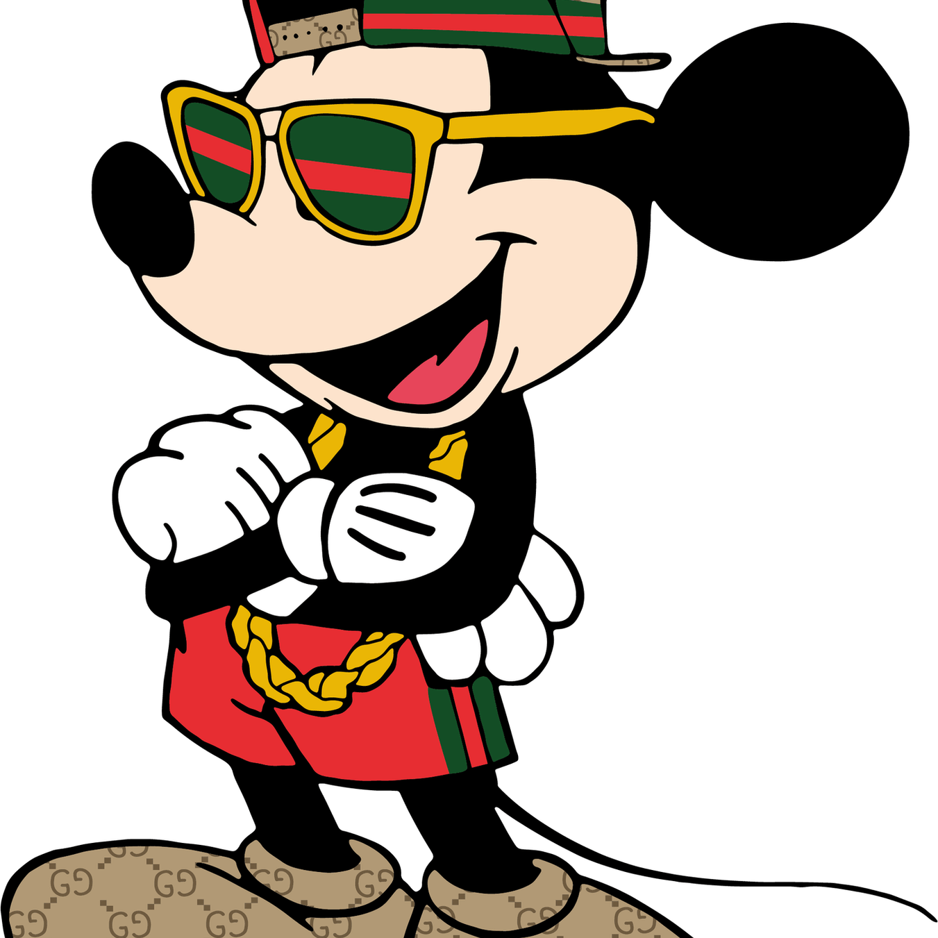 Gucci Mickey Mouse PNG