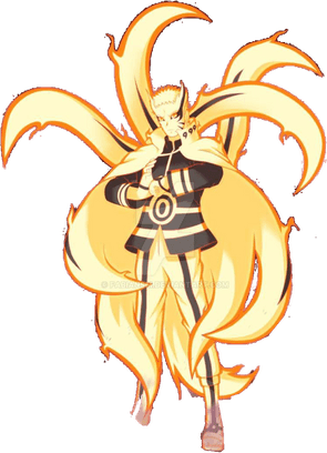 Naruto Baryon Mode PNG