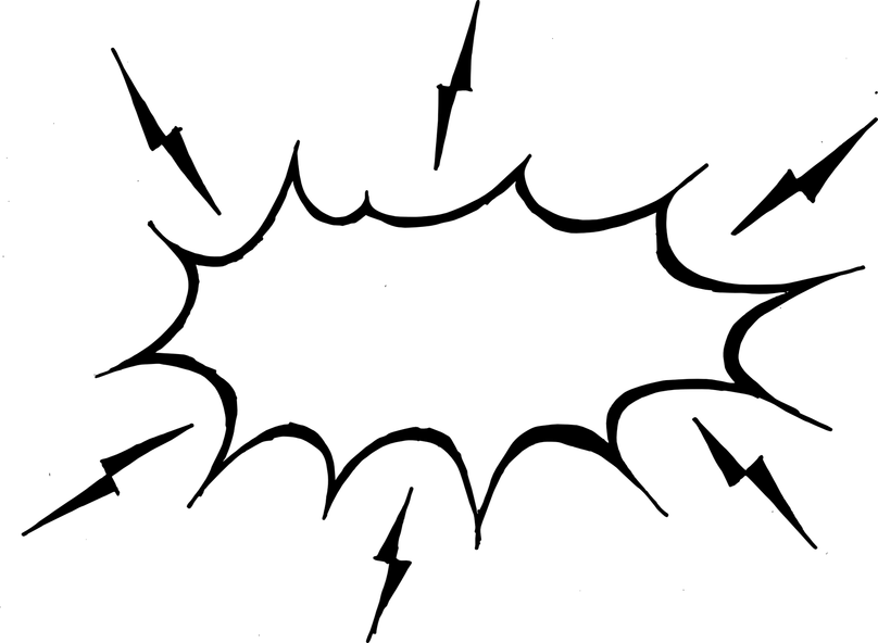Comic Book Text Bubble PNG