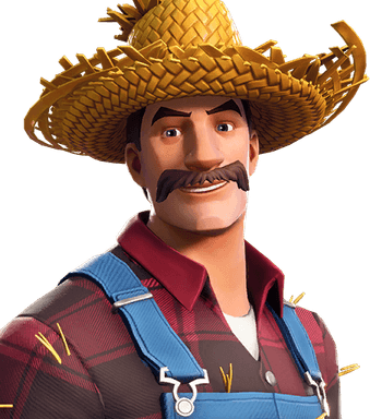 Fornite Farmer Steel PNG