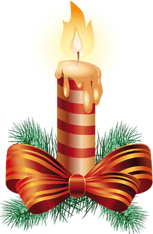 Christmas Candle PNG