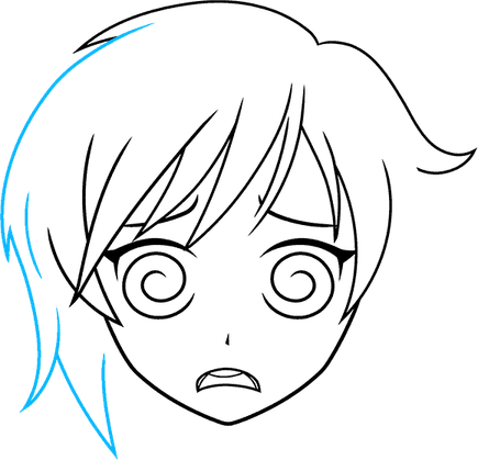 Anime Eyes Girl PNG
