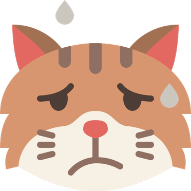 Worried Cat PNG