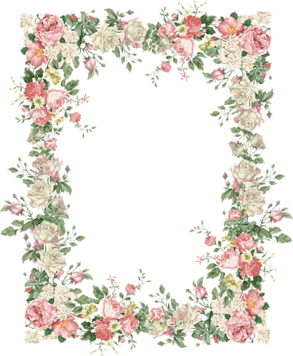 Frame Flower PNG
