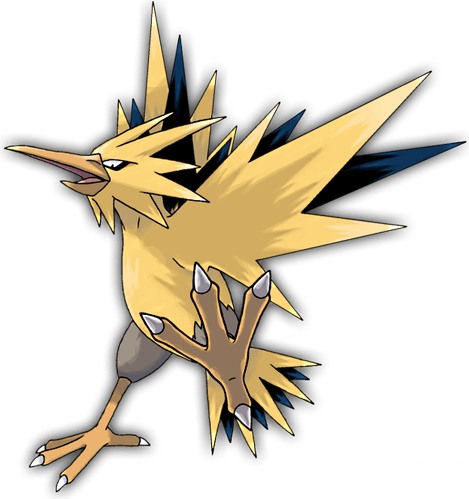 Zapdos Pokemon PNG