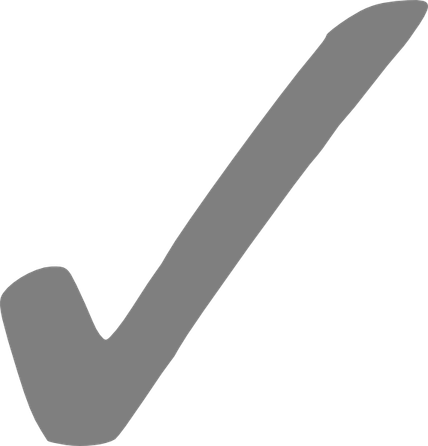 Grey Check Mark PNG