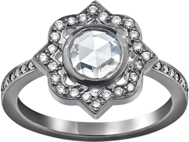 Rose Cut Diamond PNG