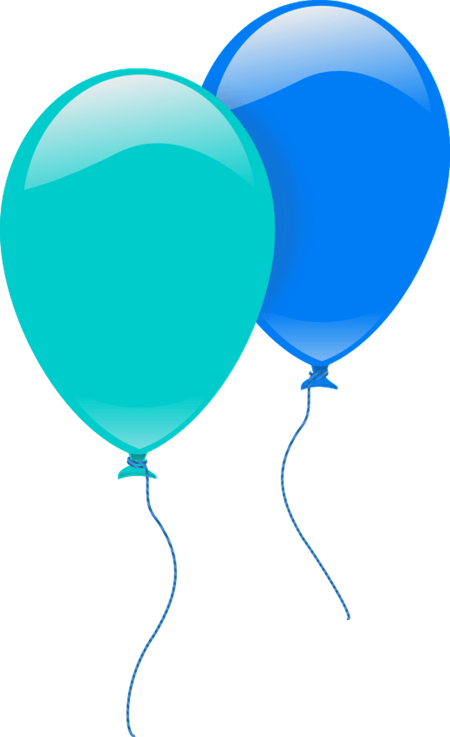 Green And Blue Balloon PNG