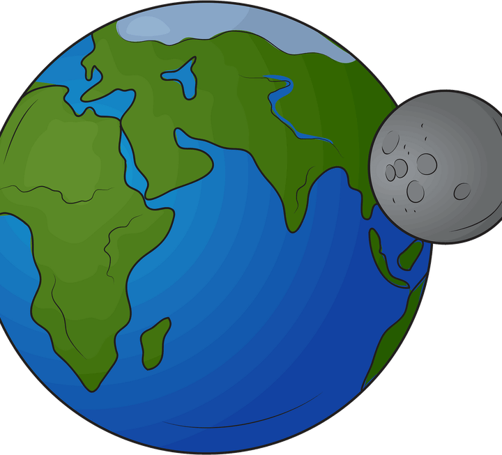 Moon Earth PNG
