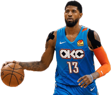 Paul George Oklahoma City Thunder PNG