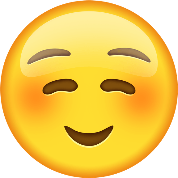 Blush Emoji PNG