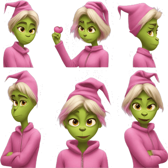 Pink Grinch PNG