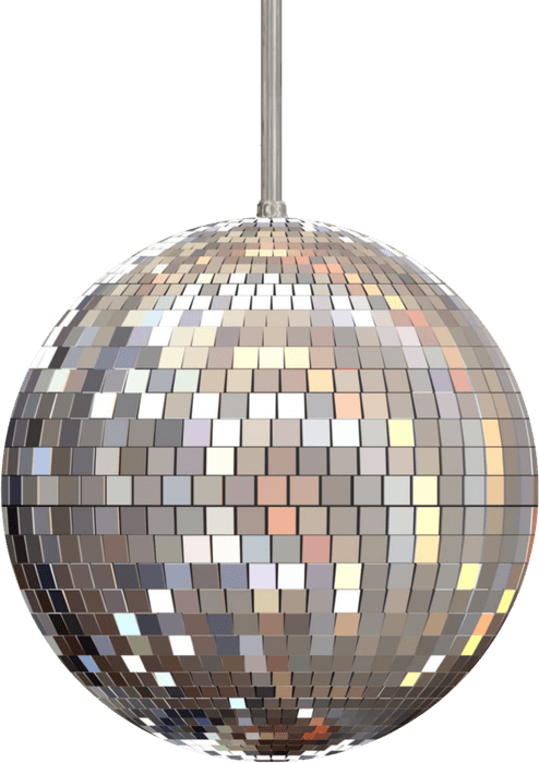 Hanging Disco Ball PNG