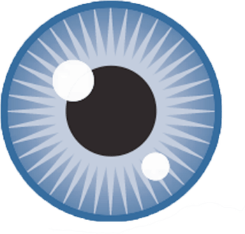Blue Eyeball PNG