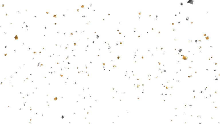 Gold Confetti PNG