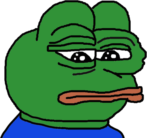 Sad Pepe PNG