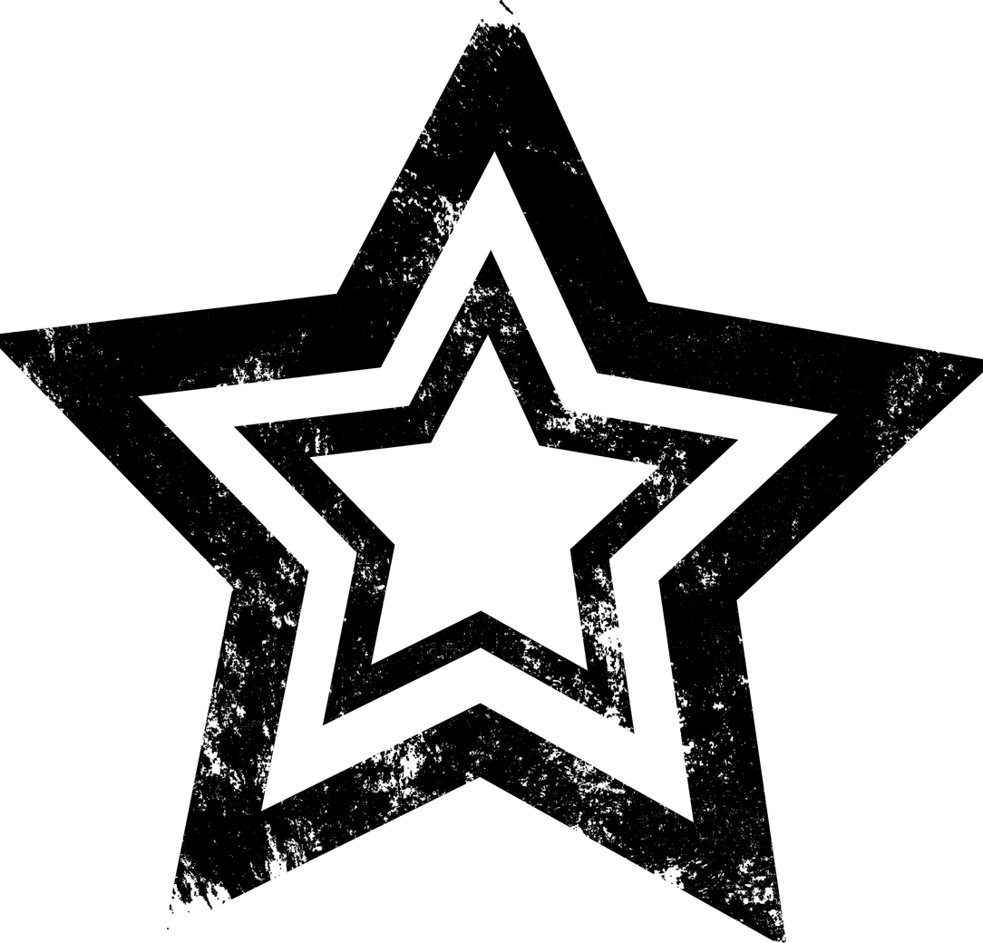 Grunge Star PNG