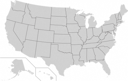 Blank Map Of United States PNG
