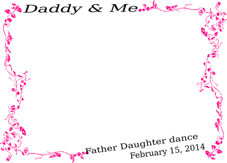 Fathers Day Border PNG