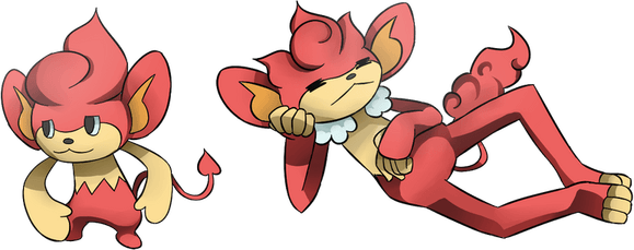 Simisear Pokemon PNG