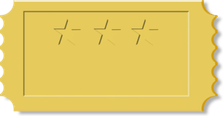 Golden Ticket PNG