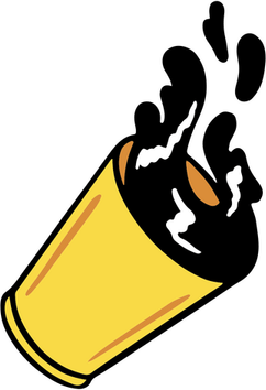 Green Blood Splatter PNG