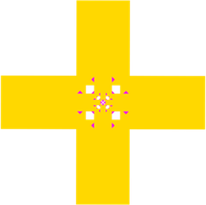 Yellow Cross PNG