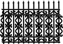 Metal Fence PNG